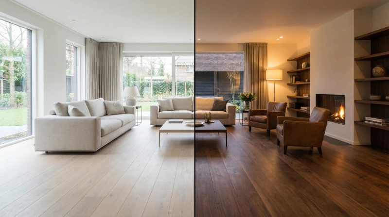 Light vs dark flooring: which is right for your home and how do you decide?
